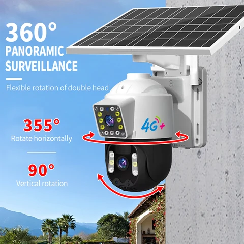 Solar network outdoor cctv camera by HIPHEN