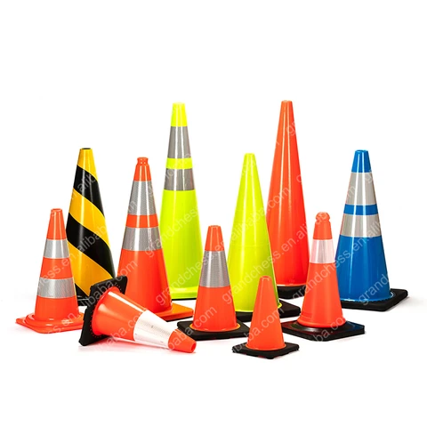 PVC plastic road cones by HIPHEN