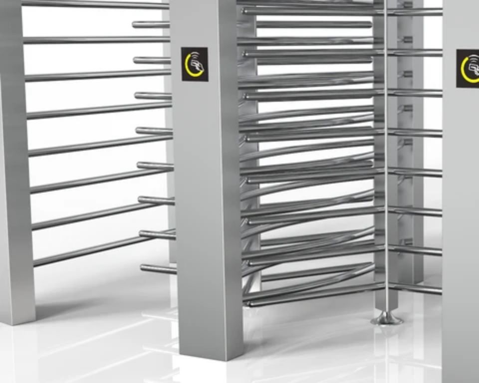 Stainless Steel Turnstile Access Control by HIPHEN