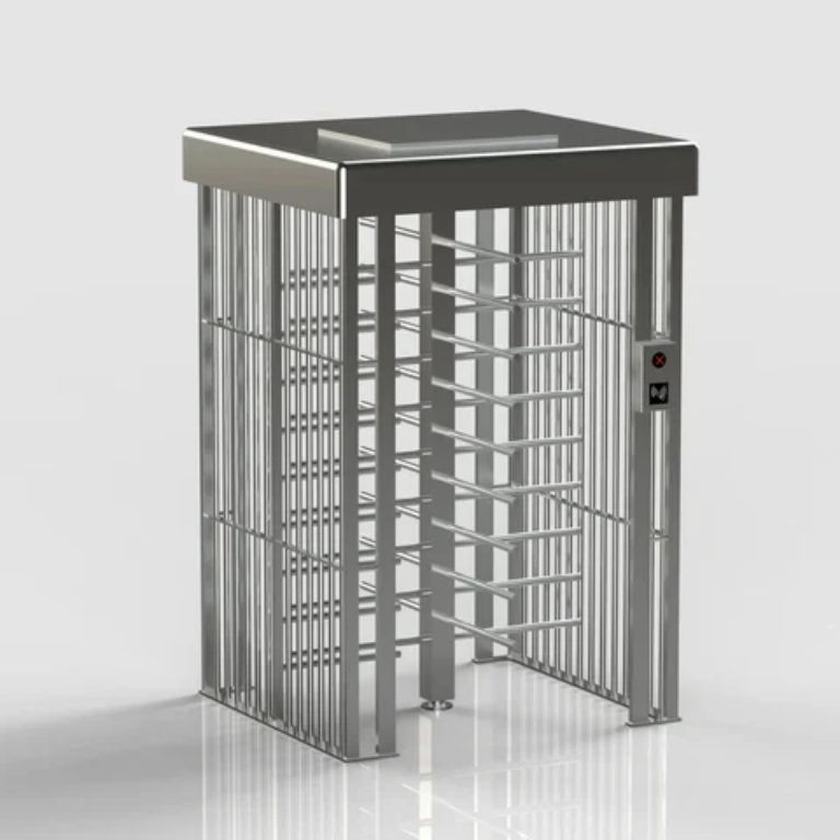 Full height turnstile steel security system by HIPHEN