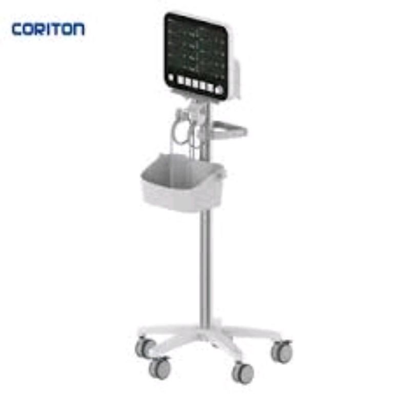 Medical Monitor Trolley Cart With Wheels by Scantrik