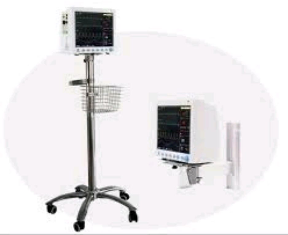 Stand Patient Monitor Trolley by Scantrik