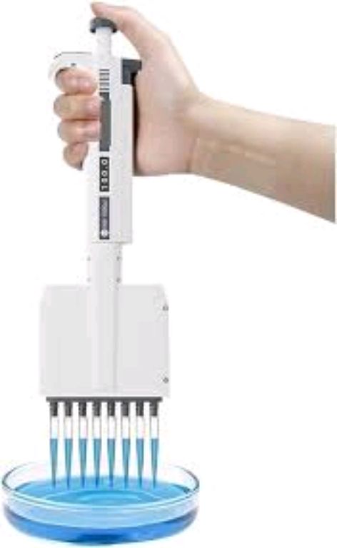 Laboratory Micropipette 8 Channel Pipette By Scantrik