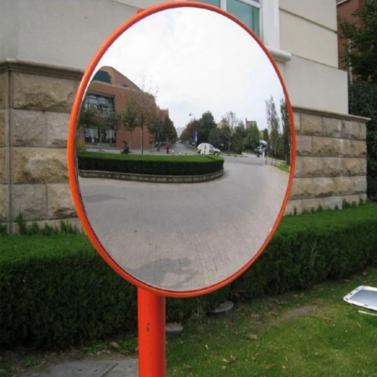 Acrylic lens reflector safety mirror by HIPHEN