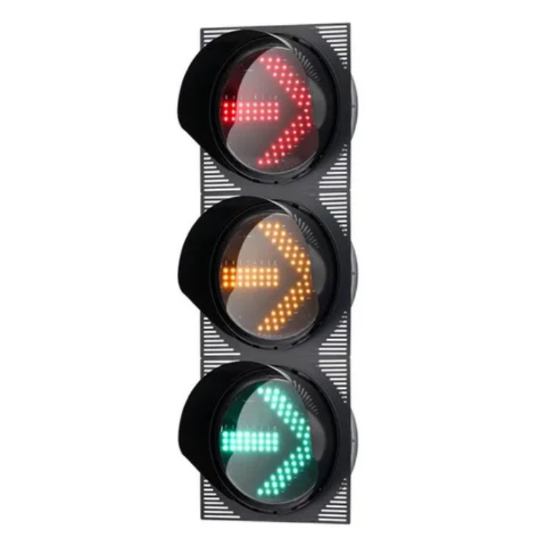 Amber Traffic Light By HIPHEN