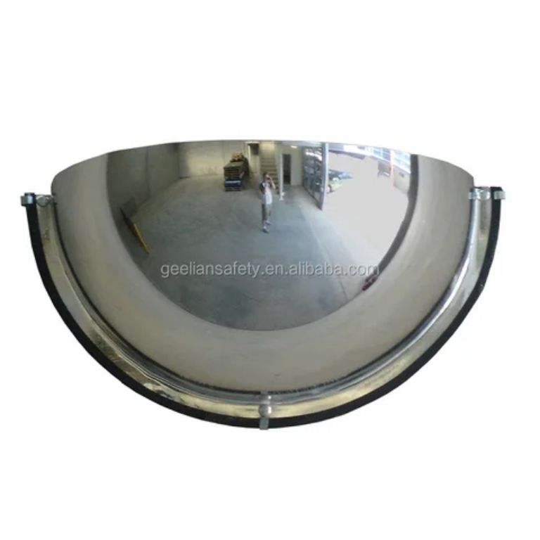 Indoor half dome convex mirror by HIPHEN