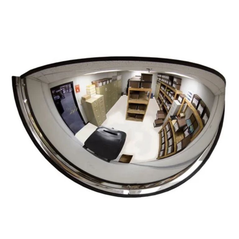 Half Indoor dome convex mirror by HIPHEN