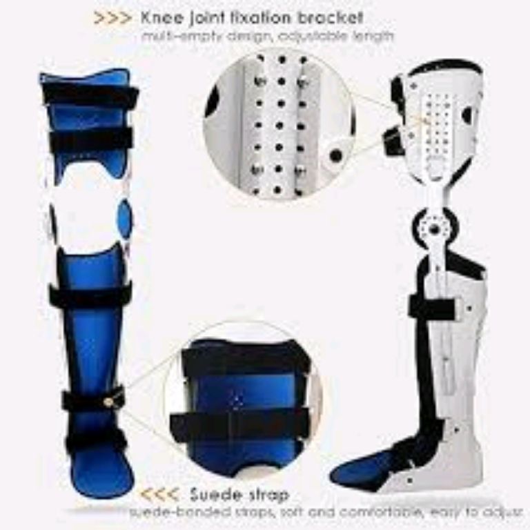 Knee Ankle Foot Support Brace By Scantrik