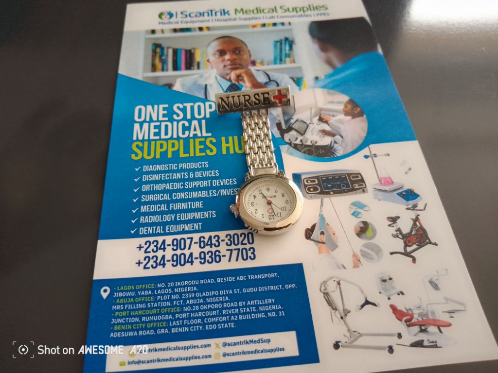 Waterproof Nurse Breast Watch By Scantrik