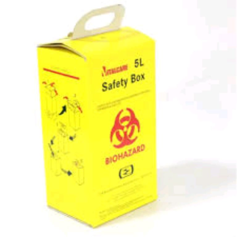 Used Waste Syringe Needle Box By Scantrik