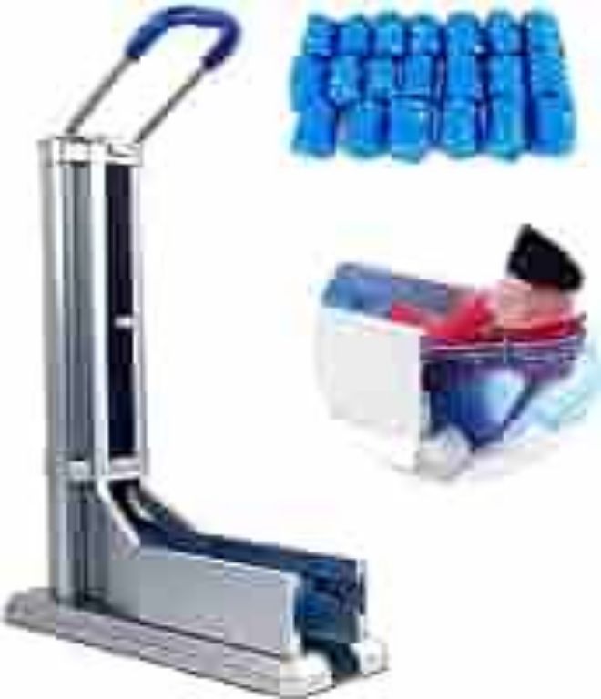 Portable Automatic Shoe Cover Dispenser By Scantrik