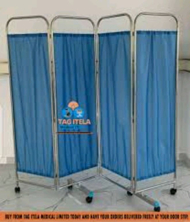 4 Panels Portable Ward Screen By Scantrik