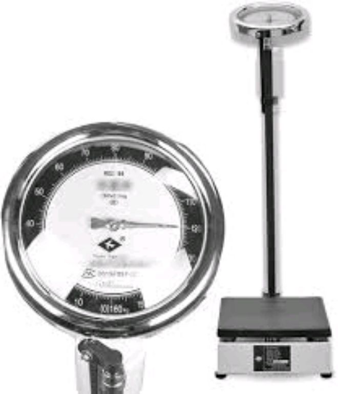 Medical Analog Weight And Height Scale By Scantrik