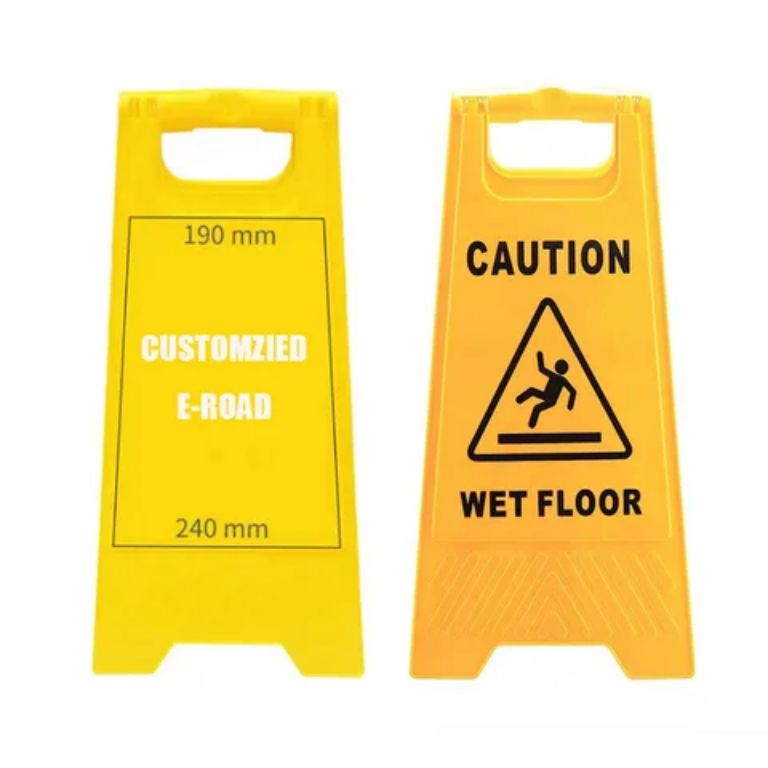 Yellow warning sign by HIPHEN