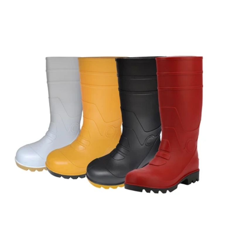 Safety rubber rain boot by HIPHEN