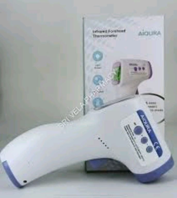 Medical AIQURA Infrared Forehead Thermometer By Scantrik