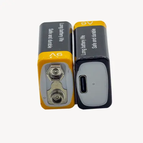 9v rechargeable alkaline battery by HIPHEN