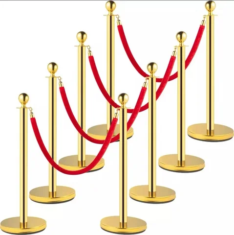 Crowd control stanchion rope barrier by HIPHEN