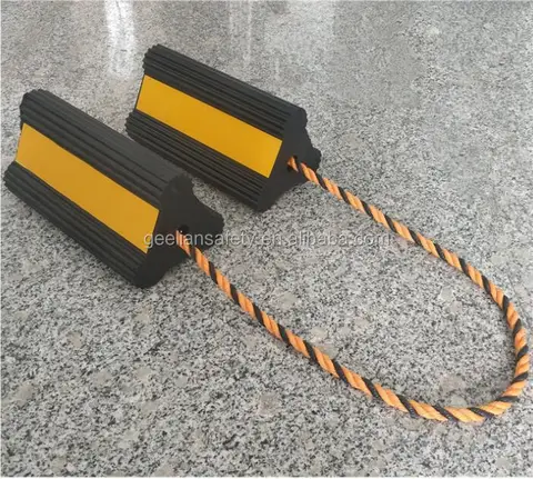 Rubber aviation wheel chock by HIPHEN