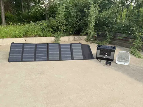 Folding solar panel 560w by HIPHEN