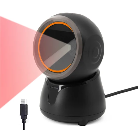 Wireless barcode scanner with USB cable by HIPHEN