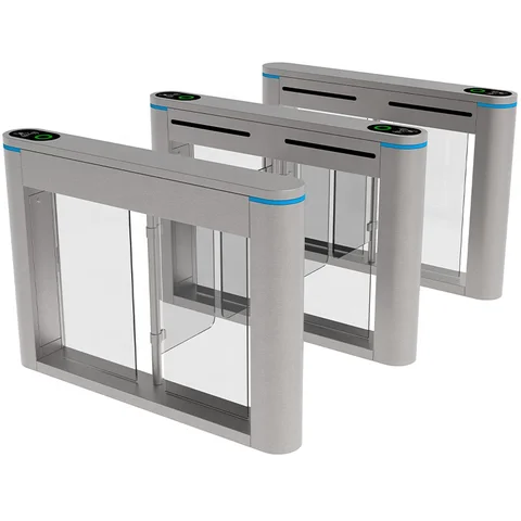 Swing Barrier Glass Turnstile by HIPHEN