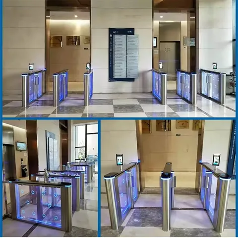 Manual single entrance swing turnstile by HIPHEN