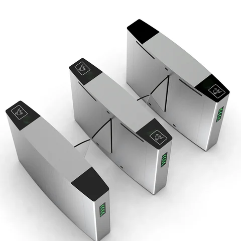Traffic Management Gate Glass Turnstile by HIPHEN