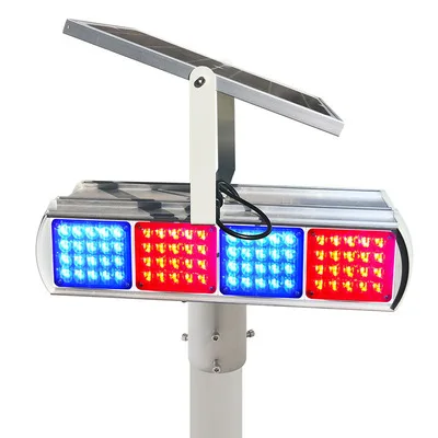 Solar warning led light traffic control by HIPHEN