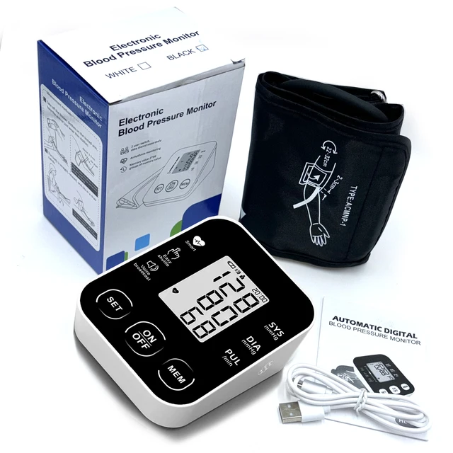 Upper arm blood pressure monitor