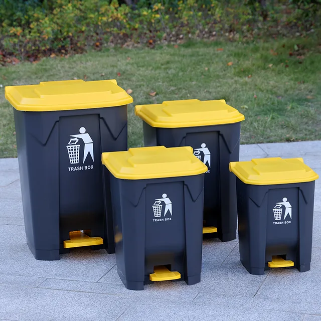 30l plastic medical pedal bin by Scantrik