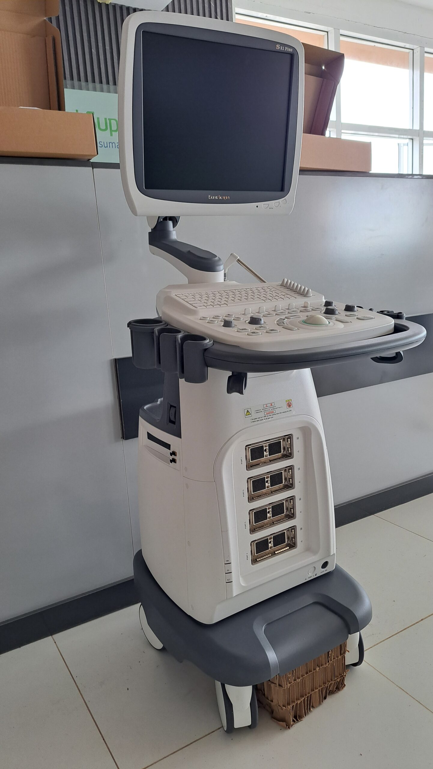 Medical sonoscape S11 plus Ultrasound machine with Cardiac and convex probe by Scantrik