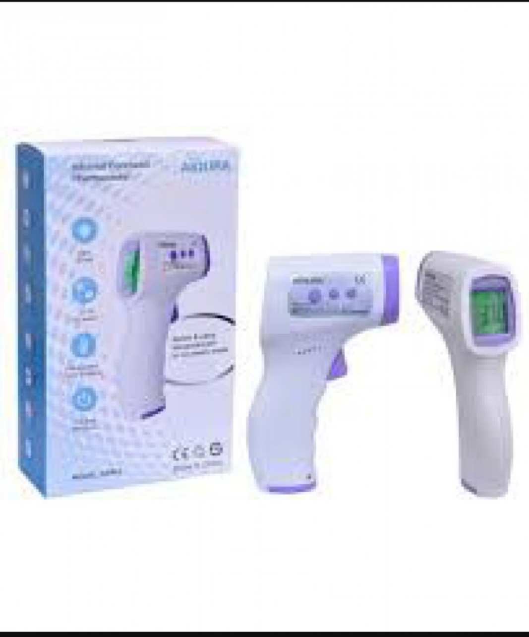 Digital infrared forehead Thermometer by Scantrik