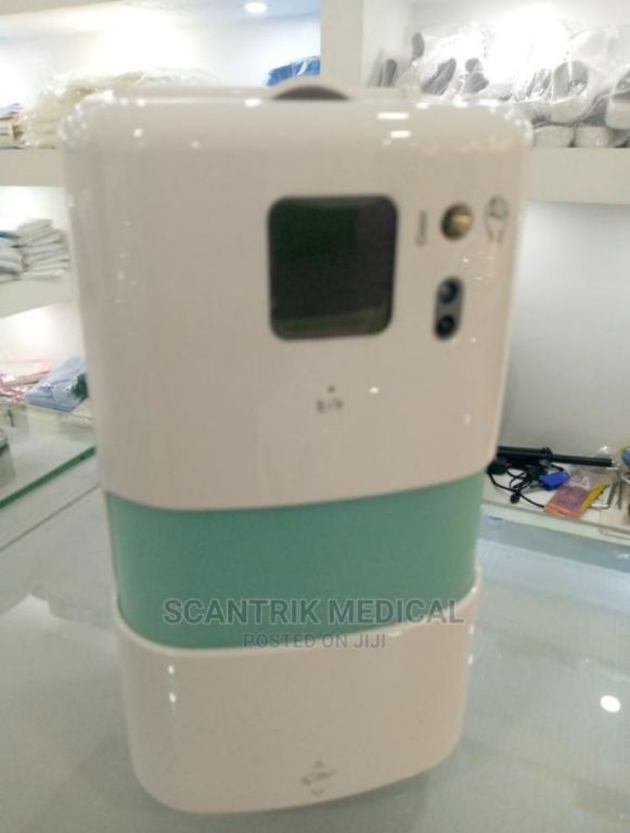 Automatic Hand Sanitizer Dispenser With Thermometer By Scantrik