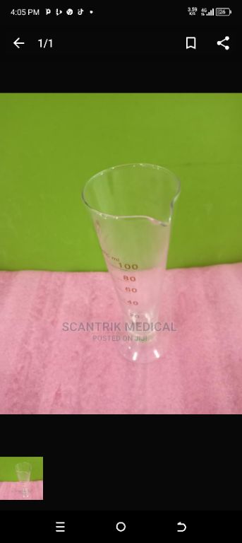 Laboratory Measuring Cup by Scantrik