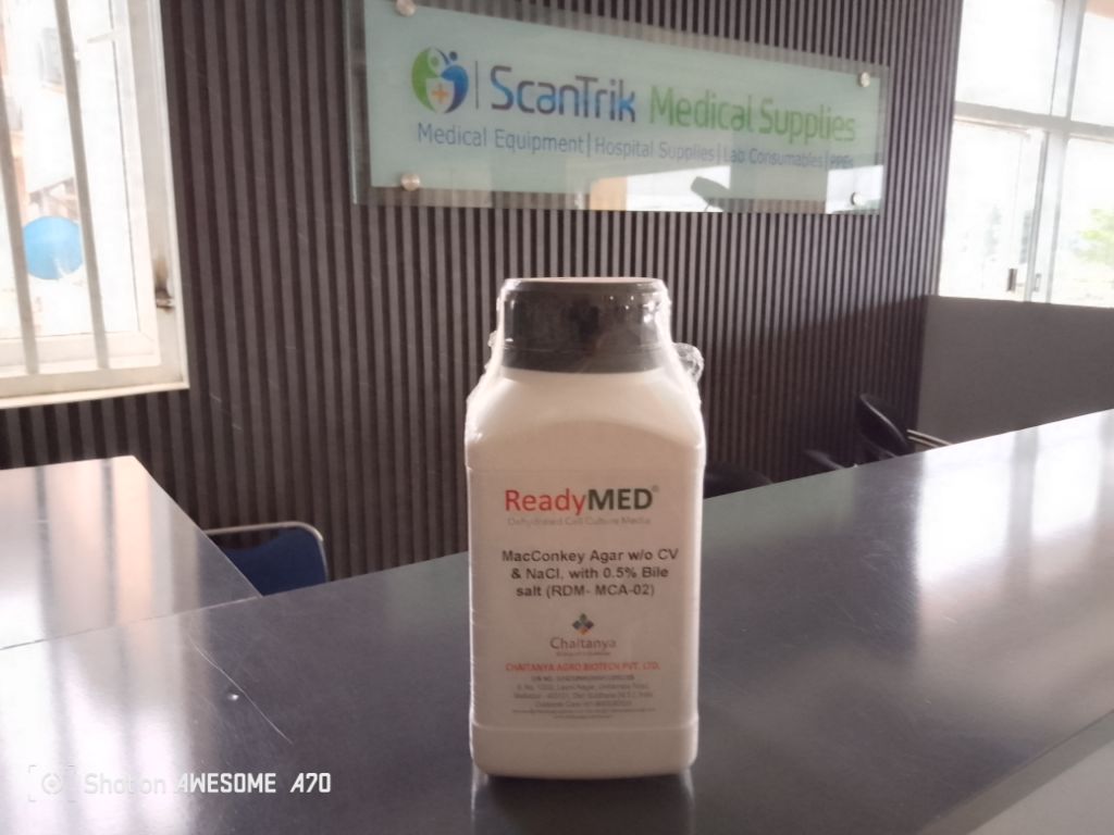 Macconkey Agar (W/O CV And Nacl With 0.1) By Scantrik