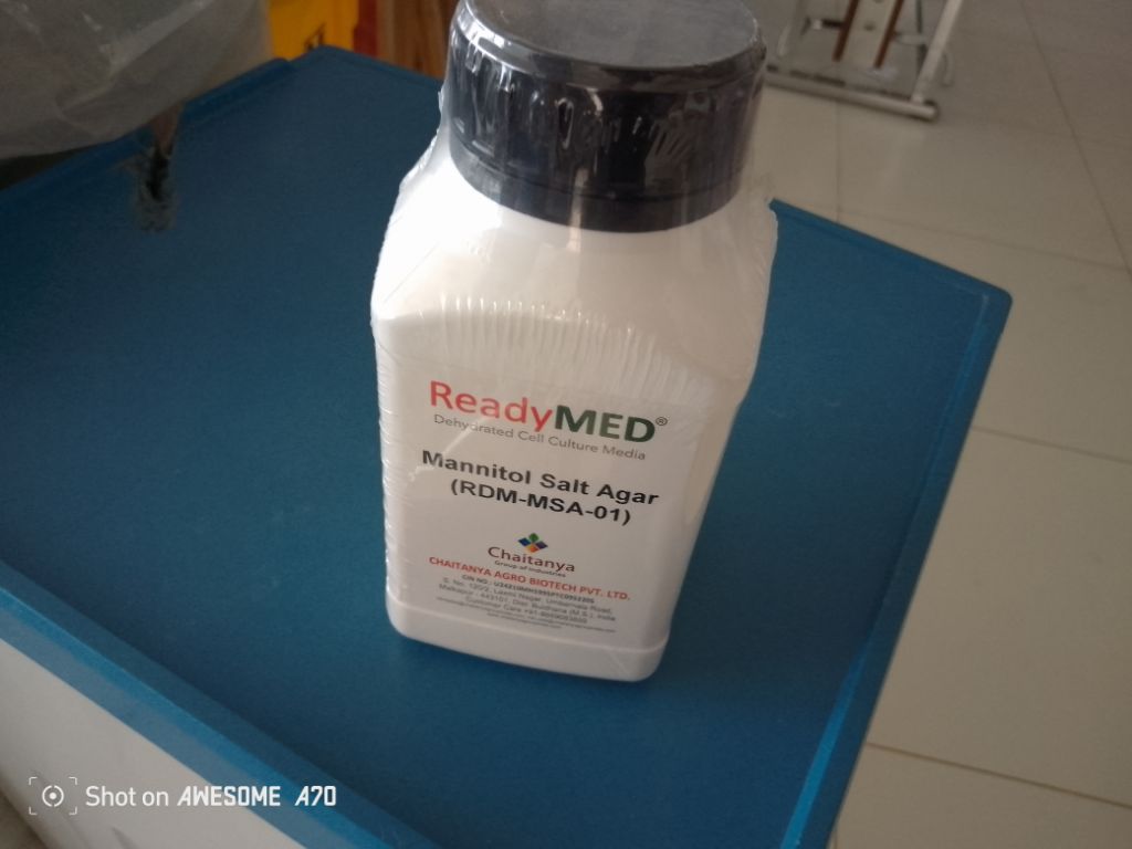 MSA -01(Mannitol Salt Agar RDM) By Scantrik