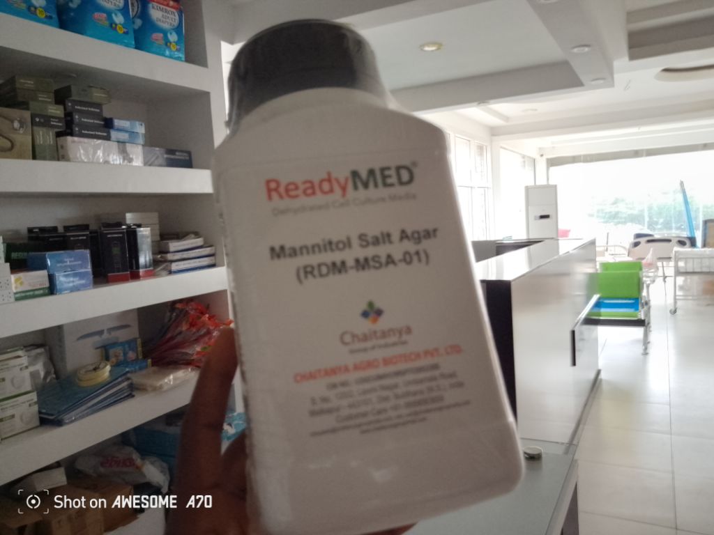 MSA -Mannitol Salt Agar By Scantrik