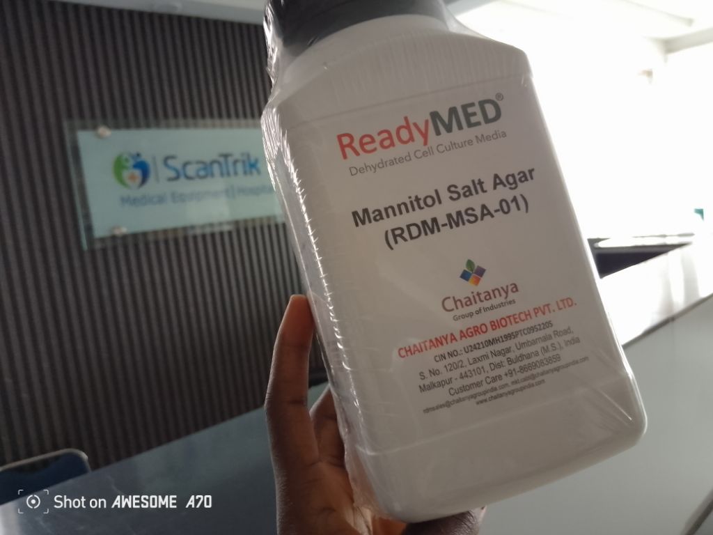 Mannitol Salt (RDM-MSA) Agar By Scantrik