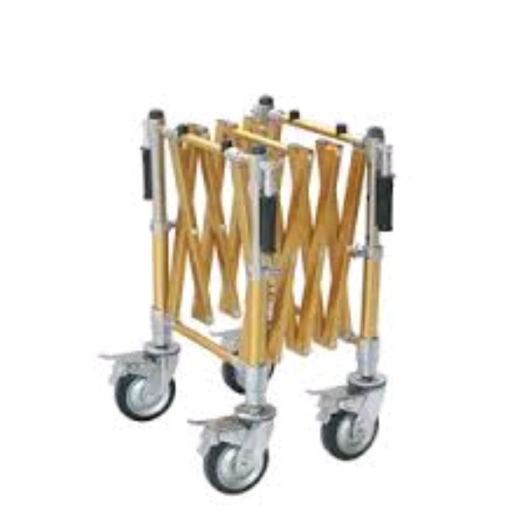 Aluminum Alloy Funeral Casket Trolley by Scantrik
