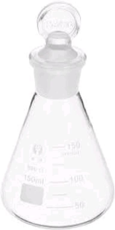 150ml Borosilicate Glass Conical Flask By Scantrik