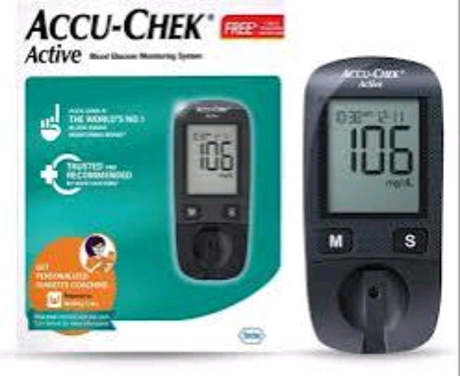 Accu Chek Active Blood Glucose Meter By Scantrik