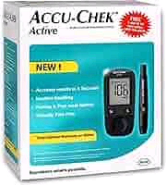 Accu Chek Blood Sugar Glucose Monitor by Scantrik