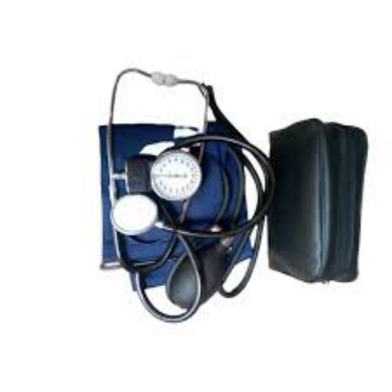 Stethoscope And Sphygmomanometer Aneroid BP Set by Scantrik