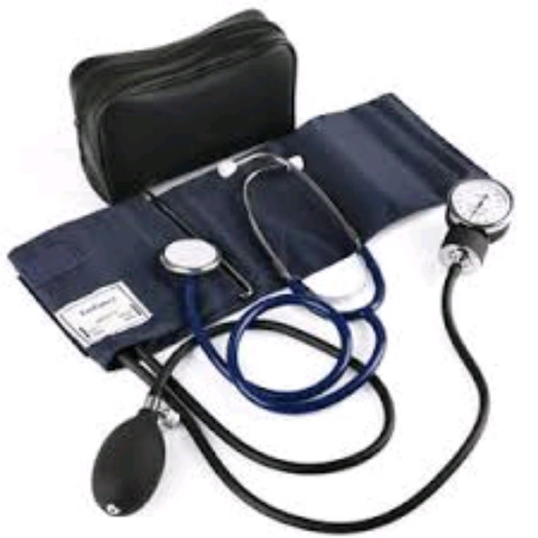 Generic Aneroid Pocket Sphygmomanometer With Stethoscope by Scantrik