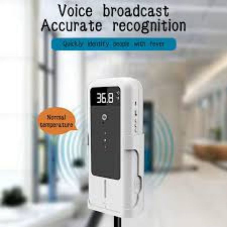 Multifunction Temperature & Sanitizer Dispenser By Scantrik