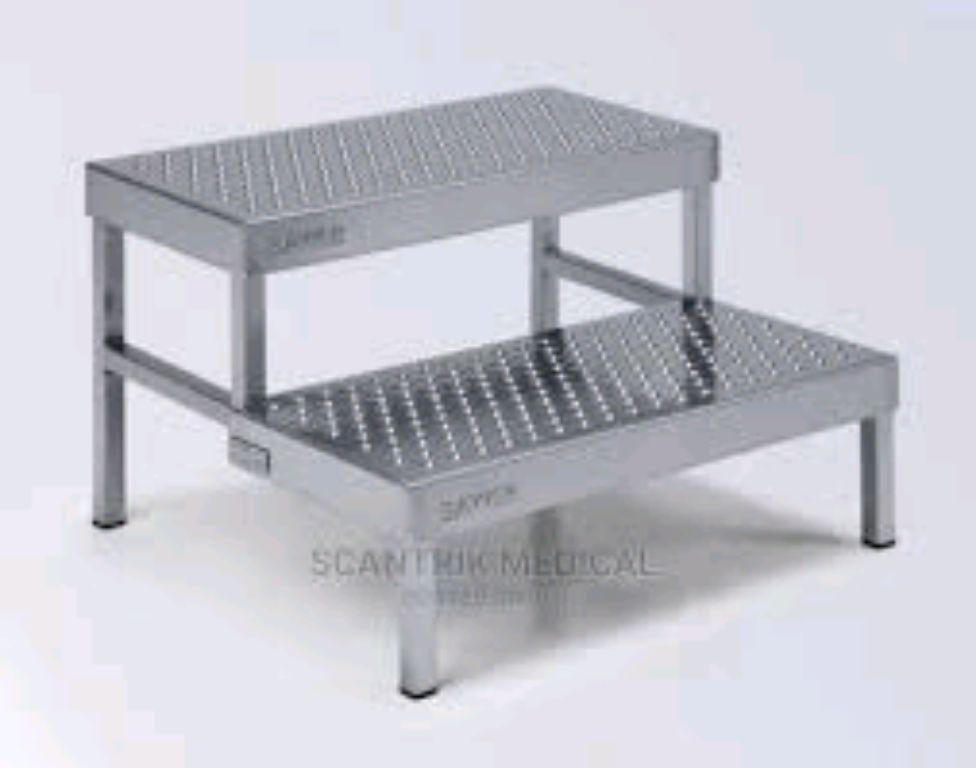 Stainless Steel Foot Stool By Scantrik