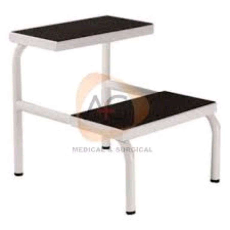 Stainless Steel Hospital Two Steps Foot Stool By