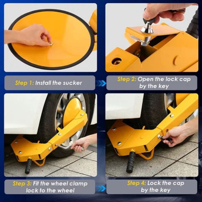 Anti-wheel theft device for Truck by HIPHEN