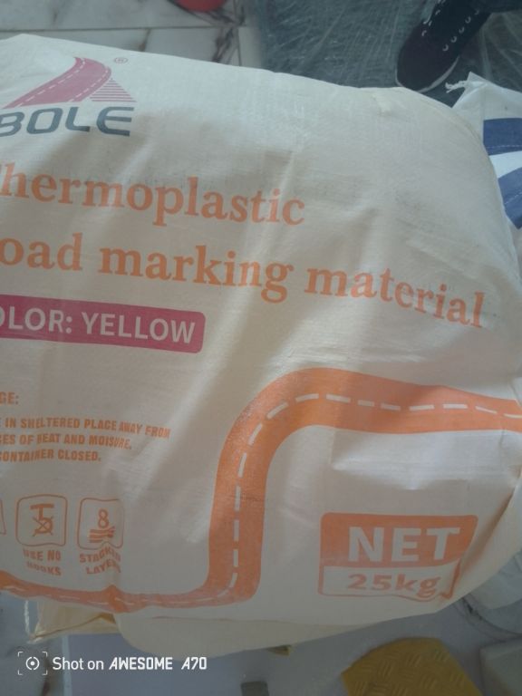 White pavement marking paint by HIPHEN